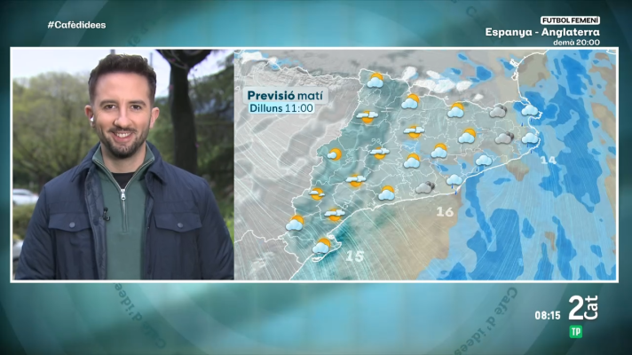 El temps - De la fresca, la pluja i el vent del dilluns, al sol i la caloreta dels pròxims dies