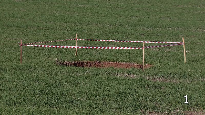 Aparece una torca de cuatro metros de diámetro en Matute - Informativo Telerioja | Ver