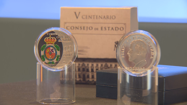 Noticias de Castilla y León - El Consejo de Estado presenta en Segovia la moneda de su V Centenario