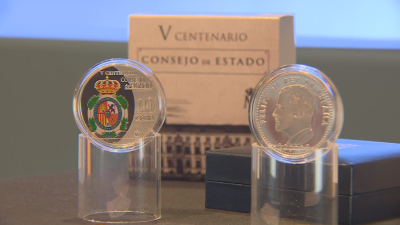 El Consejo de Estado presenta en Segovia su moneda del V Centenario - Noticias de Castilla y Le�n | Ver