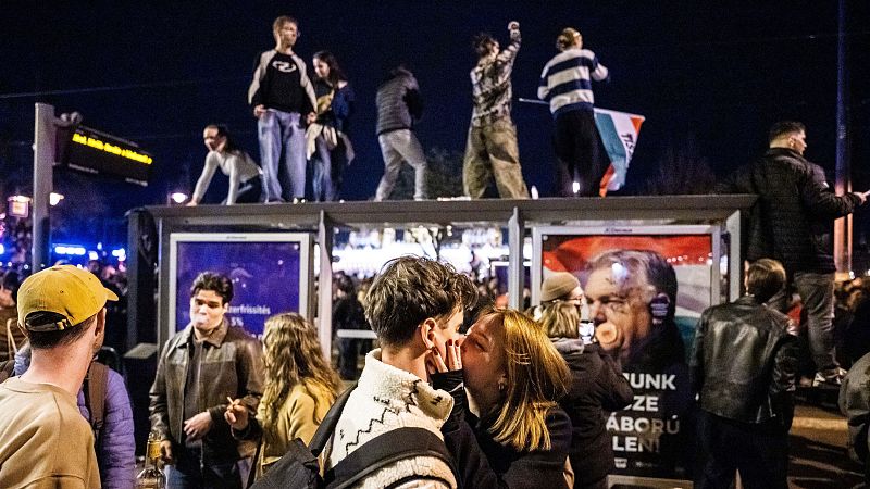 Celebraciones en Hungría tras la victoria de Magyar en las elecciones y el fin de la era Orbán | Ver ahora