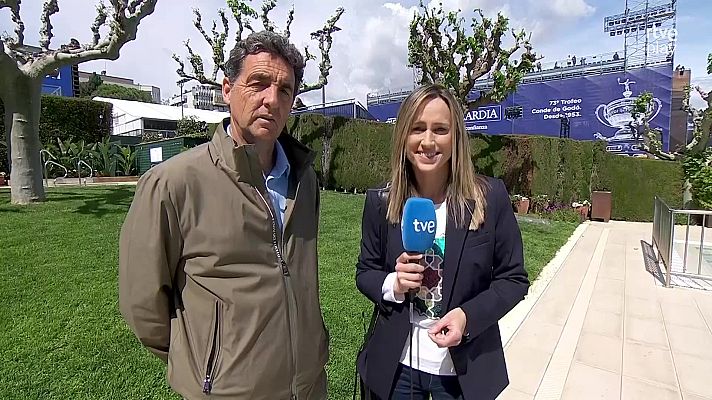Torneo de Conde de Godó - Programa Tenis Trofeo Conde de Godó.                              