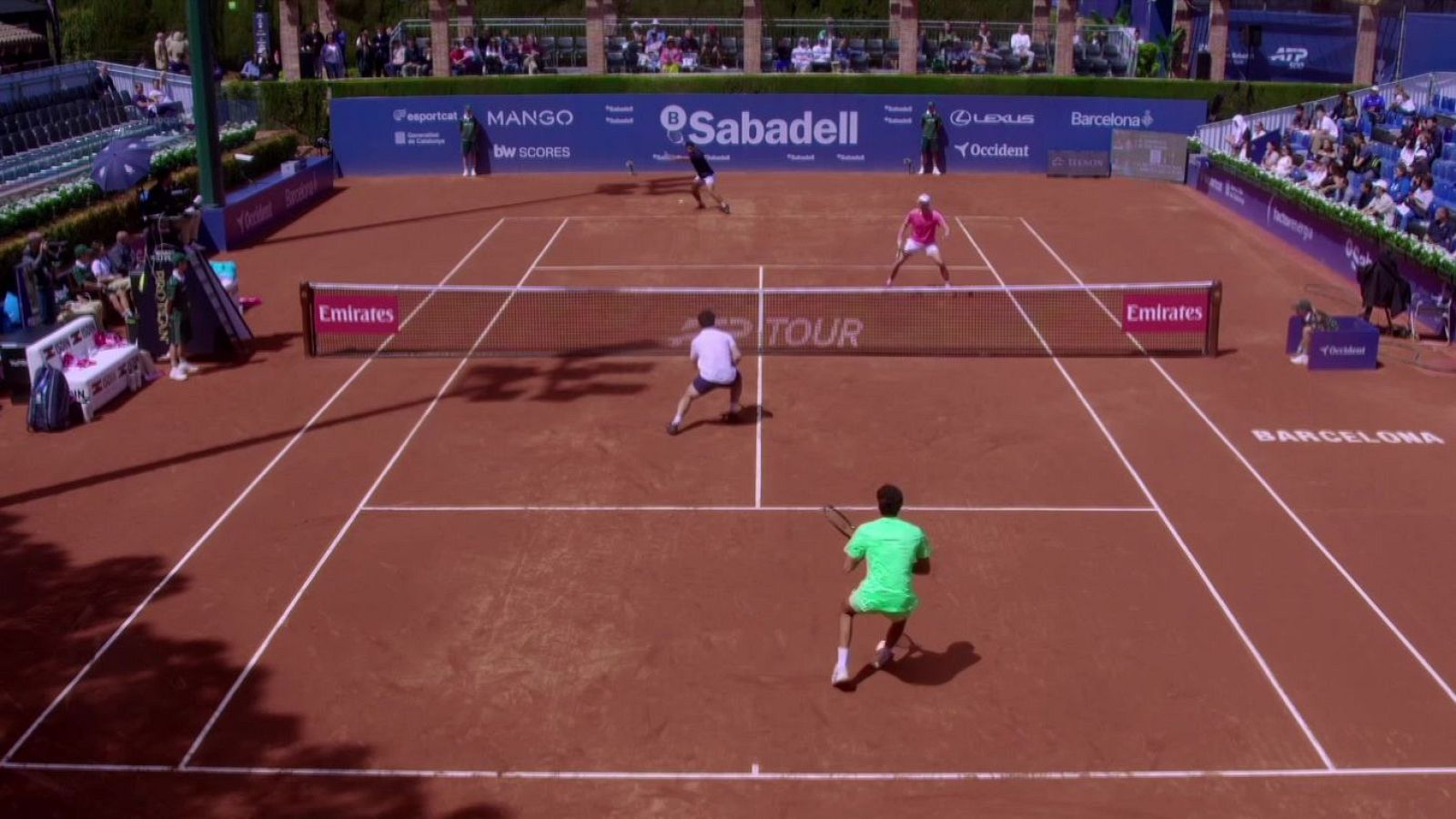 Tenis - ATP 500 Barcelona ‘Trofeo Conde de Godó’: Marc Polmans / Romain Arneodo - Álex Martí Puholras / Iñaki Montes de la Torre - Torneo de Conde de Godó | Ver