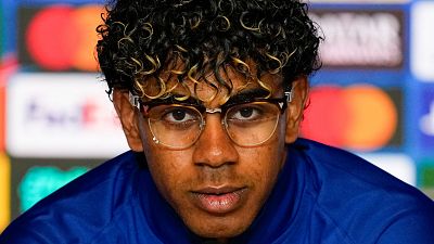 Lamine: "A ver si el Cholo me hace un favor y me pone uno contra uno con alg�n jugador"