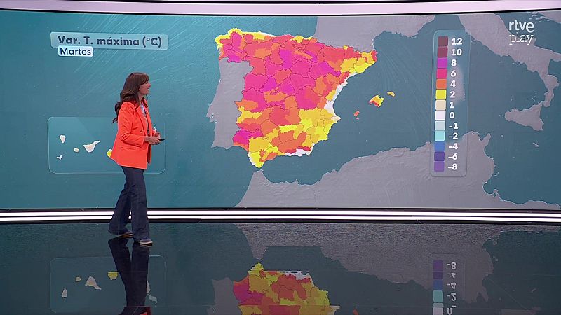 Máximas desciendan en mitad sur de vertiente atlántica, Alborán, Baleares, Pirineos y nordeste de Cataluña - El tiempo | Ver