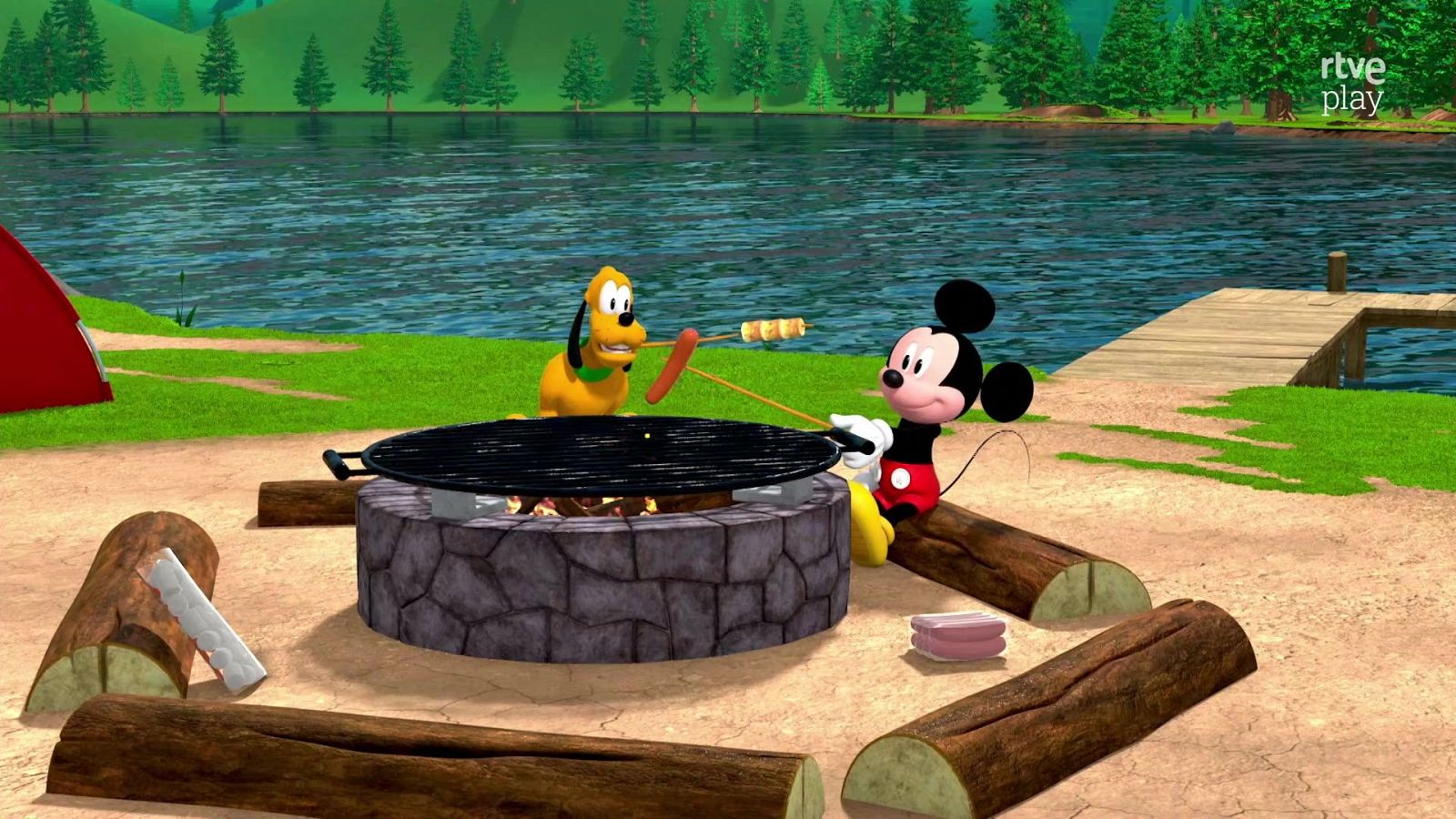 La casa de Mickey Mouse - Mickey y Pluto se van de acampada - La casa de Mickey Mouse | Ver