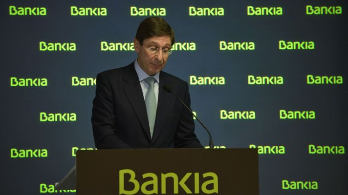 Telediario 1 - Bankia pierde 19.193 millones