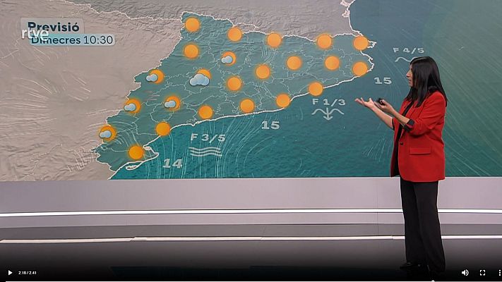 El temps - Tornen els contrastos primaverals: boirines i fred matinal, sol i caloreta a migdia