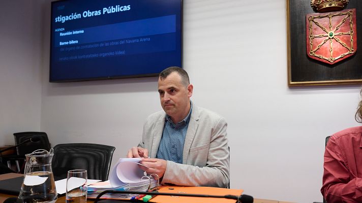 Telenavarra - La UTE de Acciona y Servinabar supo que sería adjudicataria de las obras del Navarra Arena en un acto público del procedimiento