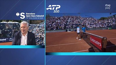 Programa Tenis Trofeo Conde de Godó.                                            