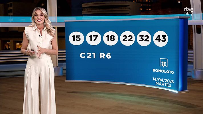 Loterías - Sorteo de la Bonoloto y Euromillones del 14/04/2026