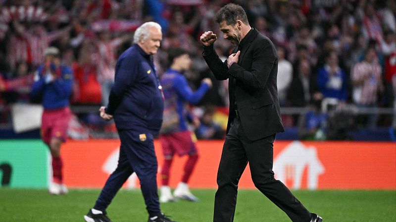 Simeone se deshace en elogios al Barça: "¿Viste como juegan?" - Fútbol | Ver