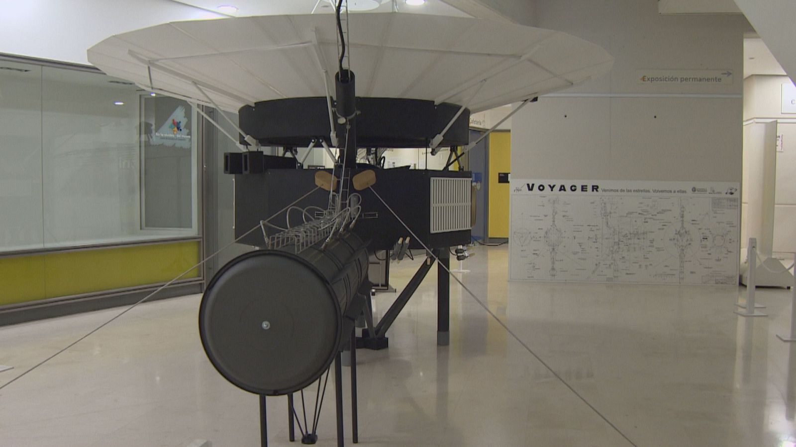 El Museo de la Ciencia presenta una maqueta a tamaño real de la sonda Voyager