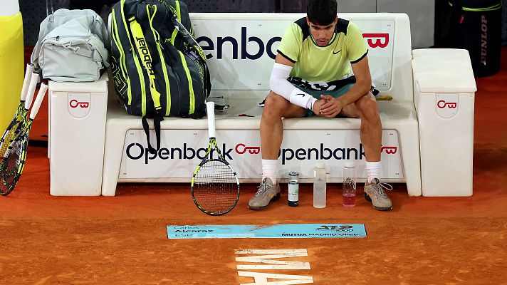 Los Deportes de La1 - Los directores del Madrid Open confían en que Carlos Alcaraz se recupere a tiempo