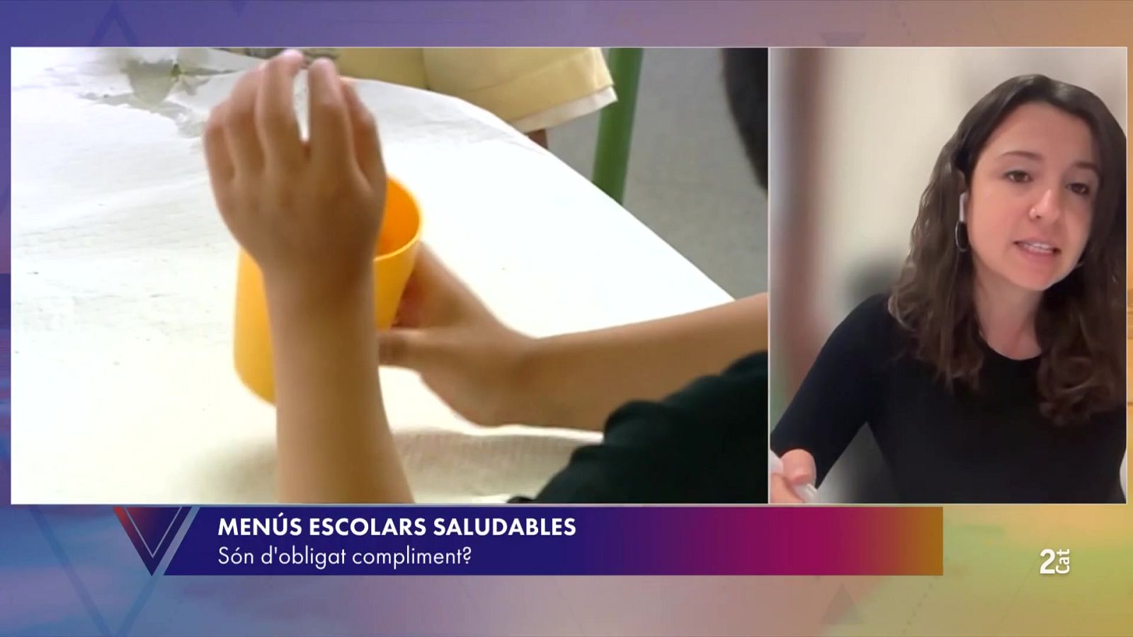 Alimentació saludable als menjadors escolars: "Ja no són recomanacions, és d'obligat compliment"
