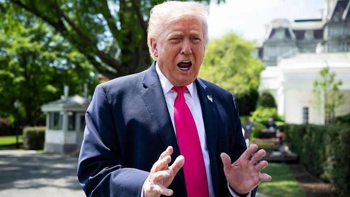 Telediario 2 - Trump afirma que EE.UU. e Irán podría volver a las negociaciones directas este fin de semana