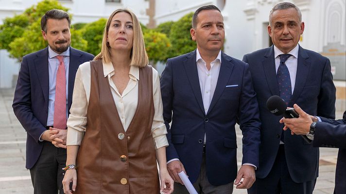 Telediario 2 - PP y Vox anuncian un acuerdo en Extremadura para la investidura de María Guardiola