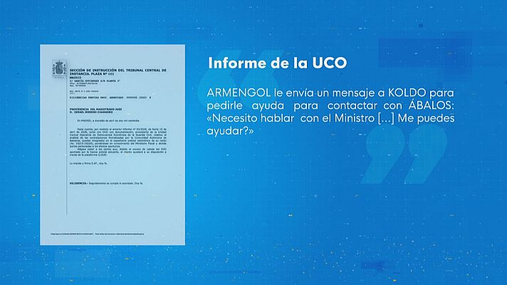 Informatiu Balear - L'informe de l'UCO revela que la comunicació entre Koldo García i el Govern era fluïda