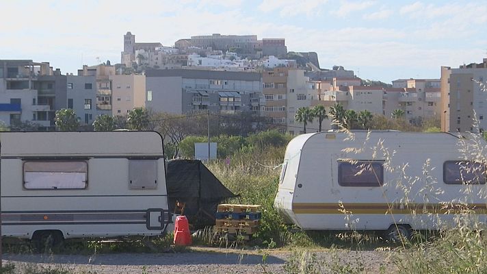 Informatiu Balear - Preocupació entre els 130 residents de l'assentament de Sa Joveria pel desallotjament