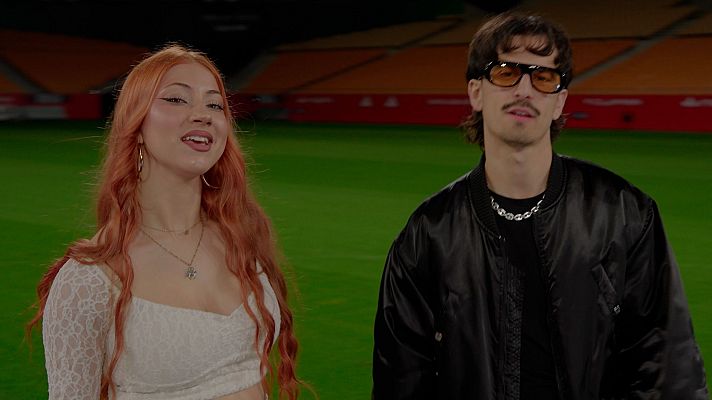 Benidorm Fest - Actuación de Tony Grox y LUCYCALYS en la Final de la Copa del Rey de fútbol