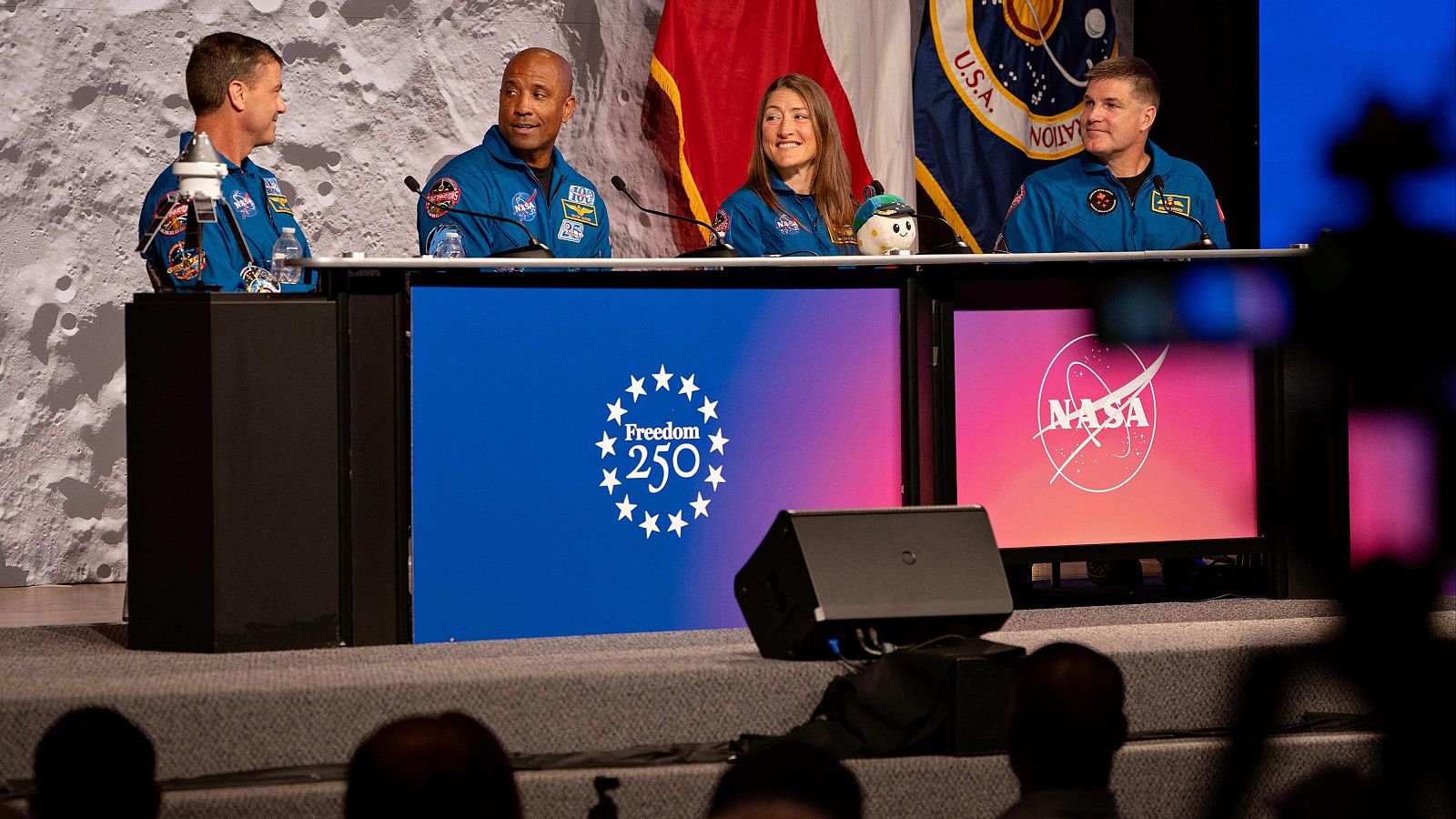 Los astronautas de Artemis II recalcan la importancia de la colaboración internacional en la misión - Telediario 1 | Ver vídeo