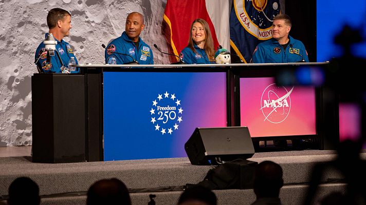 Telediario 1 - Los astronautas de Artemis II recalcan la importancia de la colaboración internacional en la misión