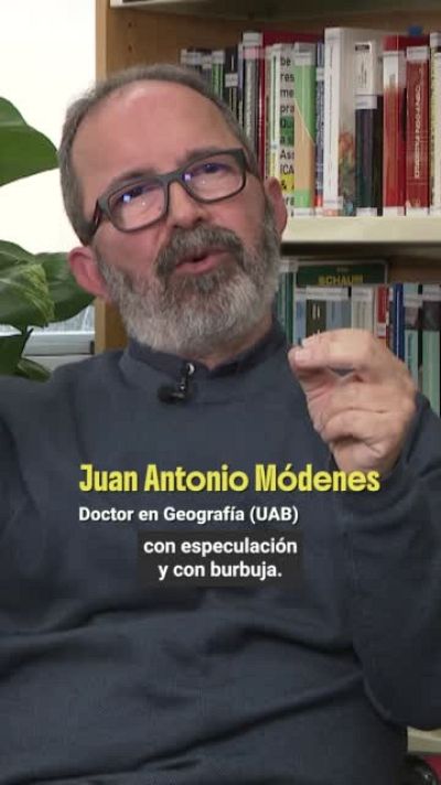 Juan Antonio M�denes, doctor en Geograf�a, sobre la construcci�n de vivienda