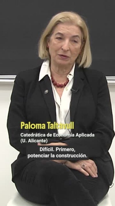 Paloma Taltavull, catedr�tica de econom�a aplicada, sobre la construcci�n de vivienda