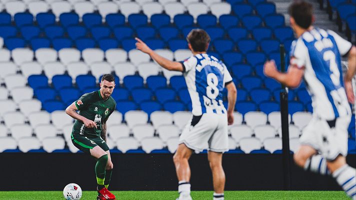 Resúmenes de LaLiga - Real Sociedad B - Real Racing Club: resumen del partido de la 36ª jornada de Liga | Segunda