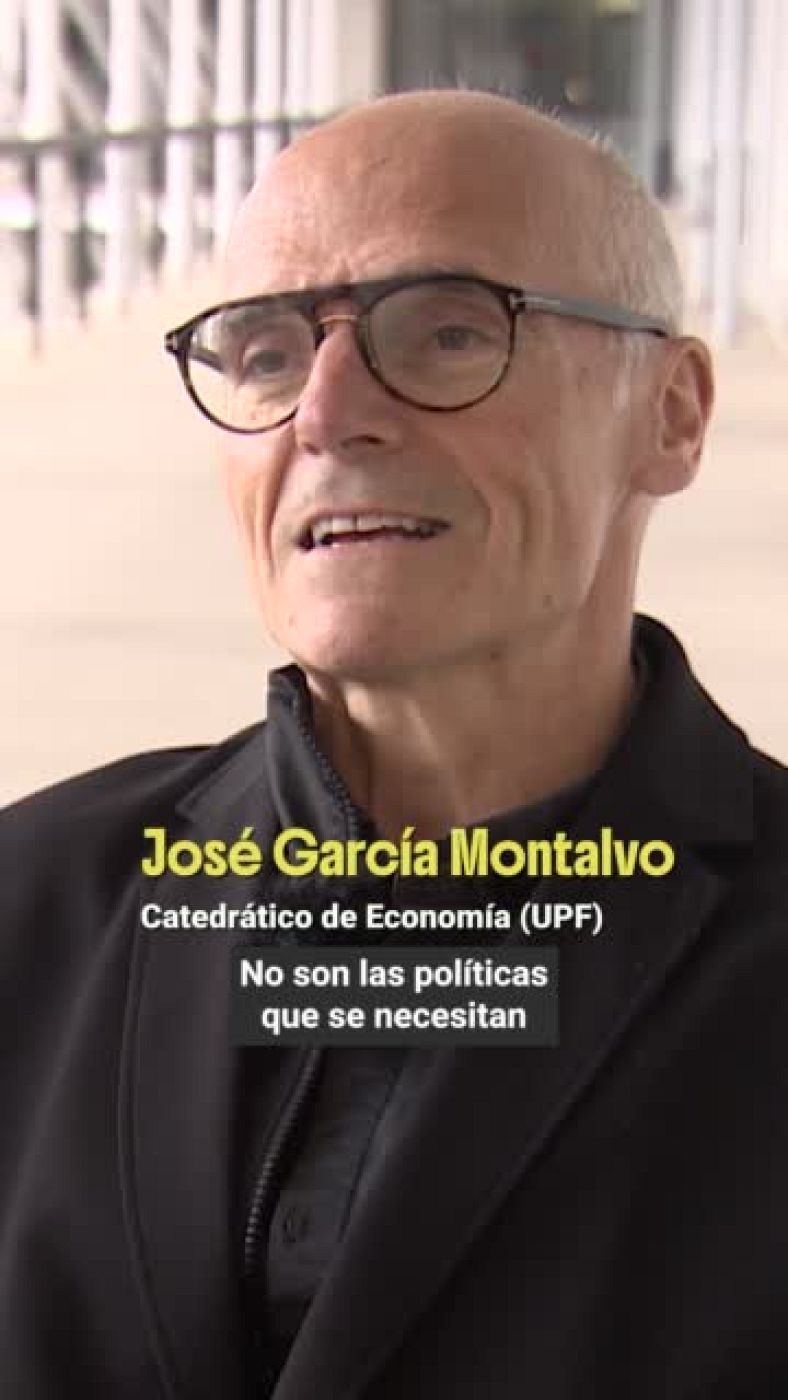 José García Montalvo, economista, insta a evitar cualquier política que afecte negativamente a la oferta - Para entrar a vivir | Ver
