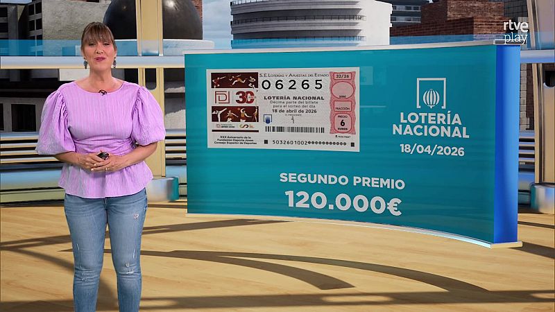 Sorteo de la Lotería Nacional: 18/04/2026 - Loterías | Ver