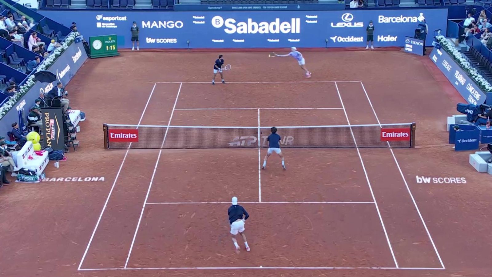 Tenis - ATP 500 Barcelona ‘Trofeo Conde de Godó’: P.H. Herbert | A. Vavassorit vs Romain Arneodo | Marc Polmans - Torneo de Conde de Godó | Ver