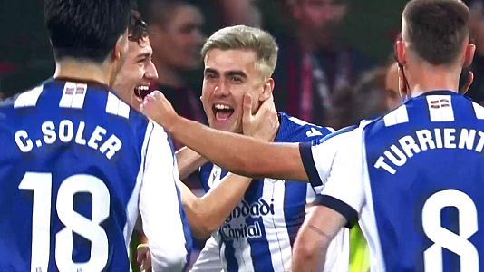 El gol de Barrenetxea, el m�s r�pido de la historia de la Copa