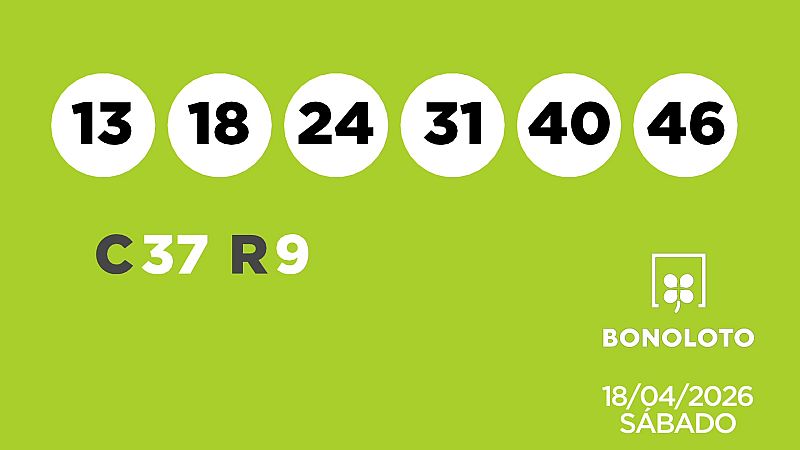 Sorteo de la Lotería Bonoloto del 18/04/2026 - Ver ahora
