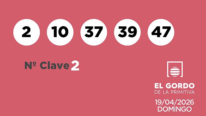 SELAE - Sorteo de la Lotería Gordo de la Primitiva del 19/04/2026