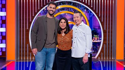 Isa Pantoja y Asraf visitan MasterChef 14