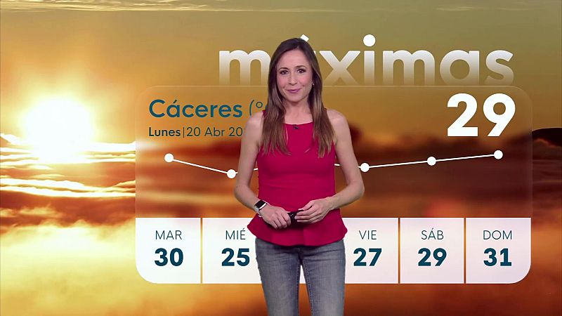 El tiempo en Extremadura - 20/04/2026 - Ver ahora