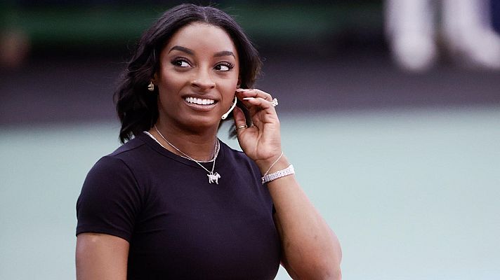 Los Deportes de La1 - Simone Biles cree que los Juegos de Los Ángeles "harán brillar" a Estados Unidos
