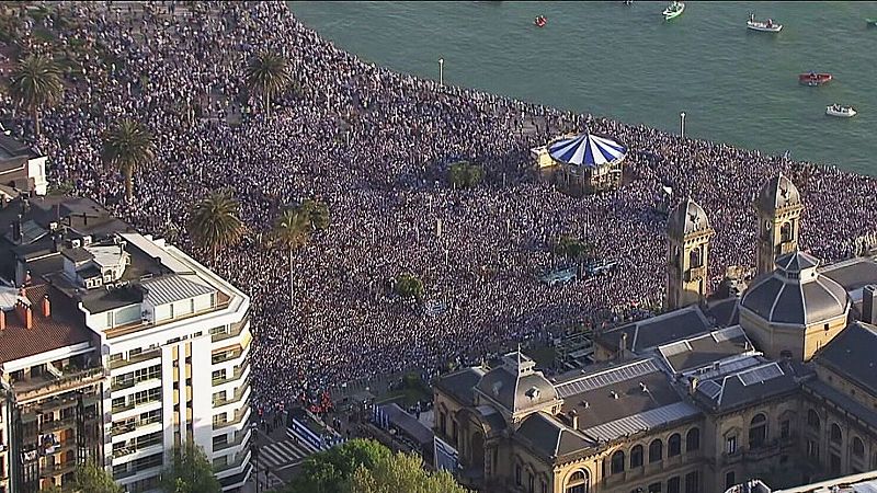 Vídeo mejores momentos celebración Copa del Rey 2026 Real Sociedad - Fútbol | Ver