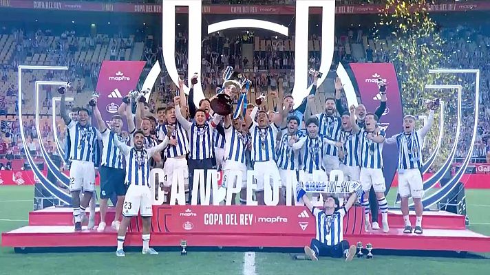 Copa del Rey - Fiesta Celebración Copa del Rey de la Real Sociedad. Resumen