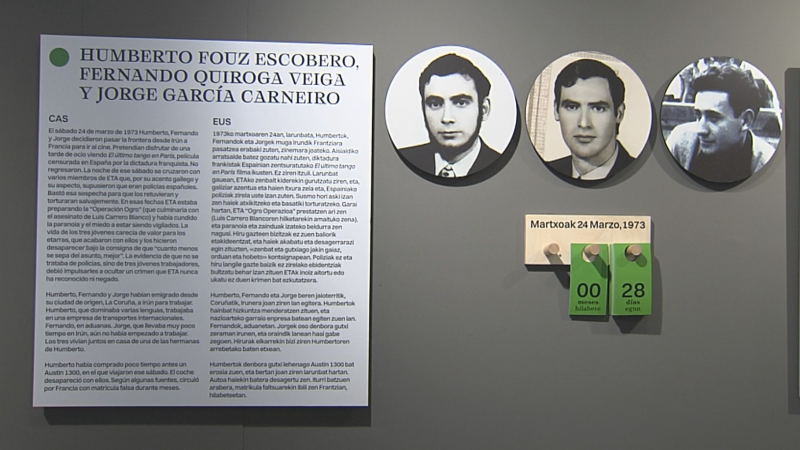 Exposición sobre personas a las que el terrorismo hizo desaparecer | RTVE Play - Ver ahora