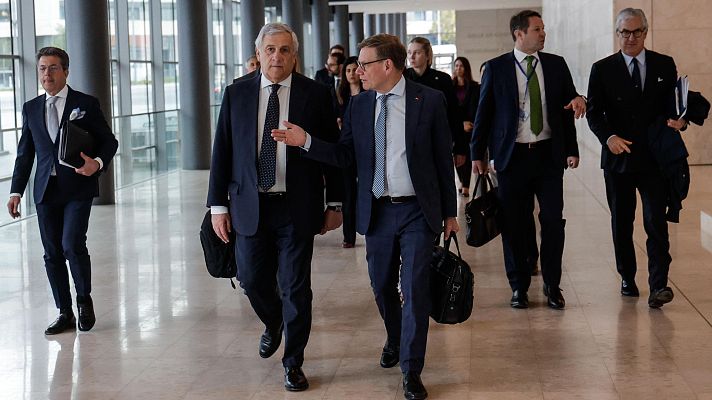 Telediario 2 - Los ministros de la UE rechazan la propuesta española de suspender el Acuerdo de Asociación con Israel