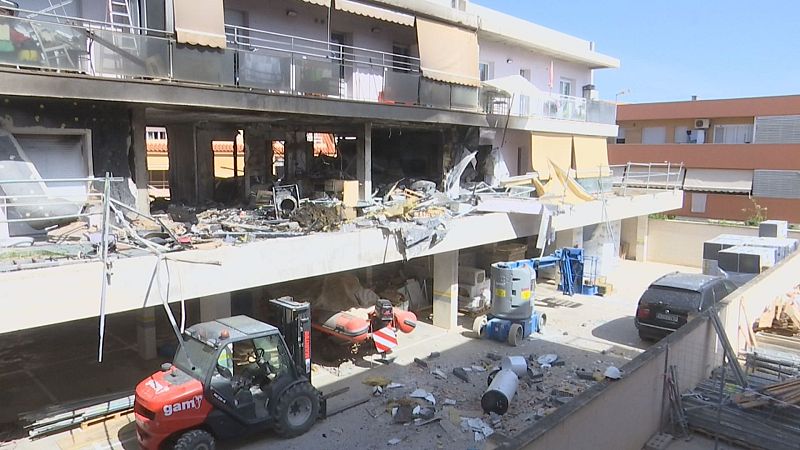 Una explosió de gas a un bloc de l'IBAVI deixa quatre ferits a Eivissa