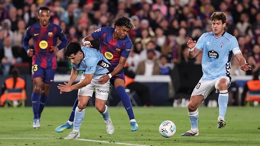 El Barcelona se acerca a la liga en un partido marcado por la lesi�n de Lamine Yamal