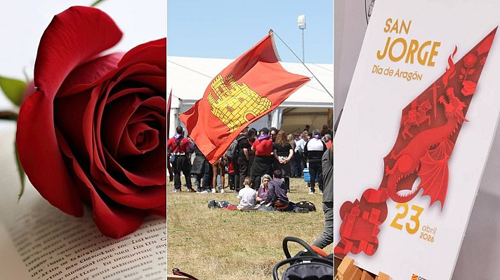 Informativo 24h - De San Jorge a Villalar, pasando por Sant Jordi: el por qué de la fiesta del 23 de abril en Aragón, Castilla y León y Cataluña