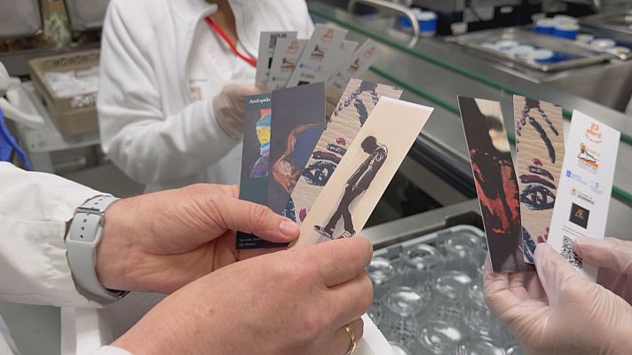 Telexornal - Galicia - Libros nos hospitais de Ourense para humanizar o proceso de curación