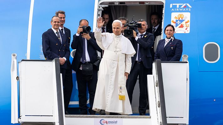 Telediario 1 - La visita del papa impulsa las reservas en los hoteles