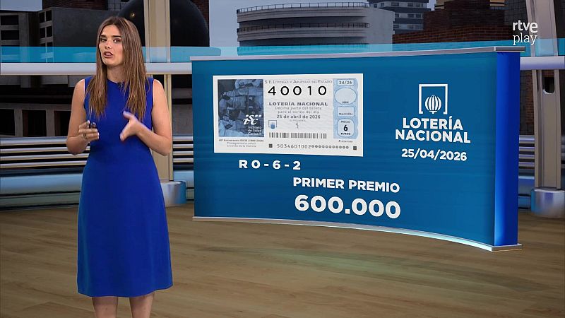 Sorteo de la Lotería Nacional: 25/04/2026 - Loterías | Ver
