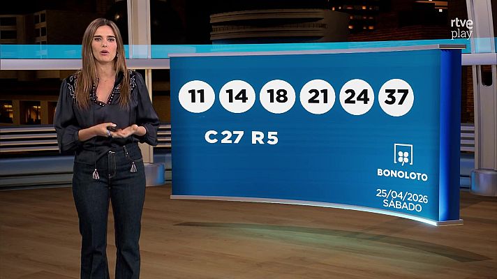 Loterías - Sorteo de la Bonoloto y Primitiva del 25/04/2026