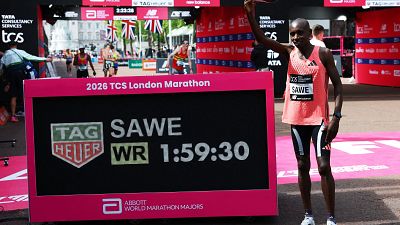 Sabastian Sawe, primer hombre en bajar de las dos horas en marat�n tras una carrera hist�rica en Londres